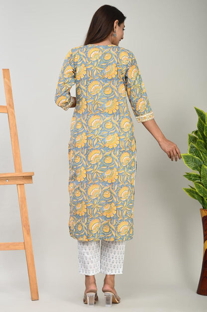 Cotton Suit with Pure Kota Doriya Dupatta