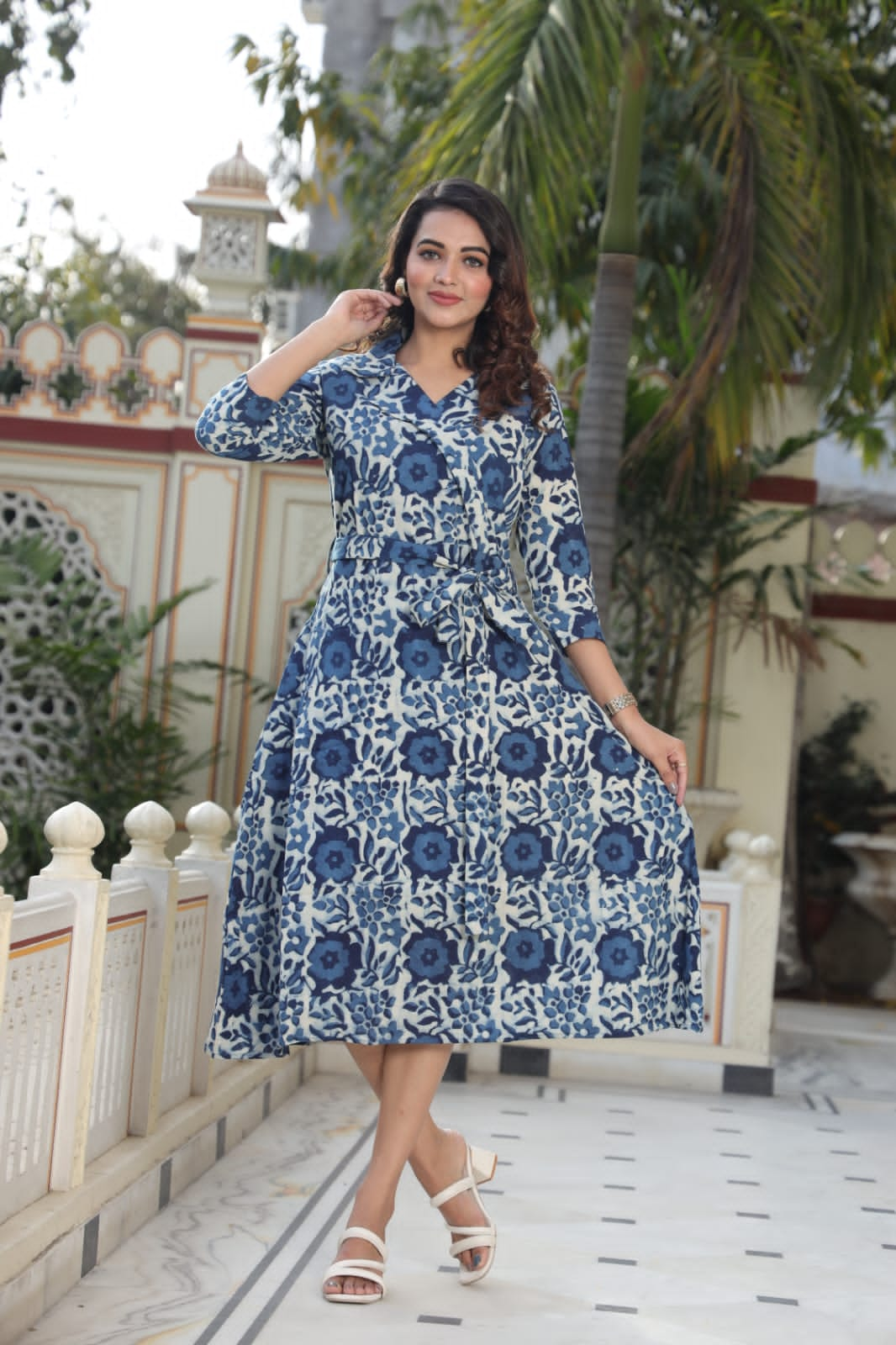 Block Printed One Piece Dress