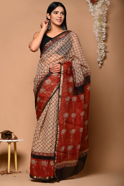 Pure Kota Doria Sarees