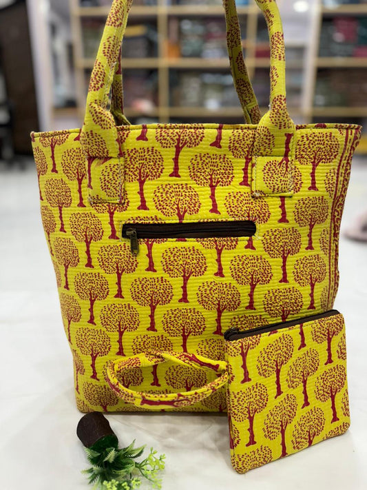 Printed Kantha Bag