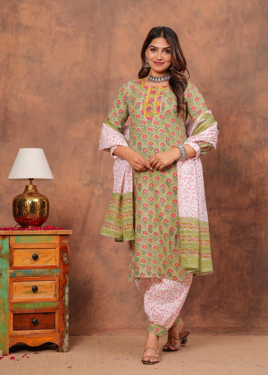 Afghani Pants Suit Set