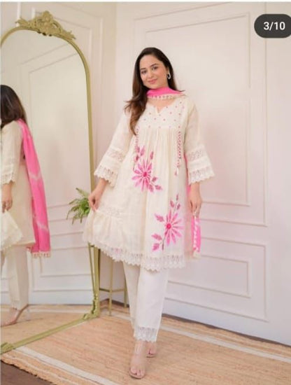 Pure Cotton Shiflly Suit Set